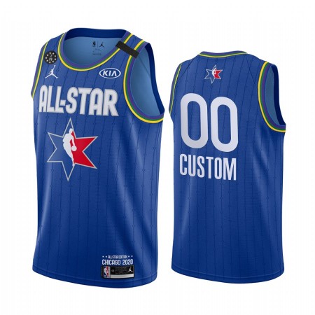 Canotte Uomo 2020 All-Star Personalizzate Jordan Brand Blu Swingman